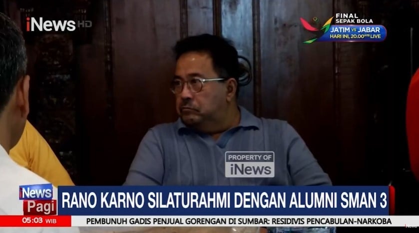 Rano Karno Silaturahmi dengan Alumni SMAN 3, Tampung Harapan Soal Pendidikan