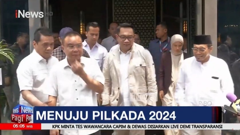 Ridwan Kamil-Suswono Gelar Pertemuan dengan 15 Partai Pendukung