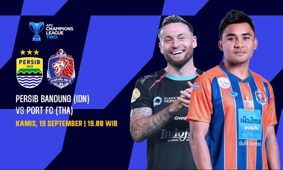 Link Live Streaming Persib Bandung Vs Port FC AFC Champions League Two di Vision+