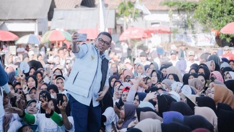 Ratu Zakiyah-Najib Hamas Gelar Senam Bahagia Bersama Warga Padarincang dan Anyar