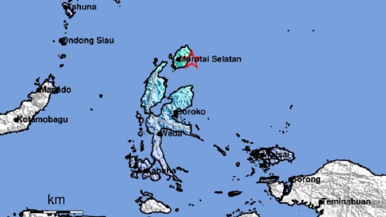 BMKG: Gempa M5,6 Guncang Daruba Malut akibat Subduksi Lempeng Laut Pasifik