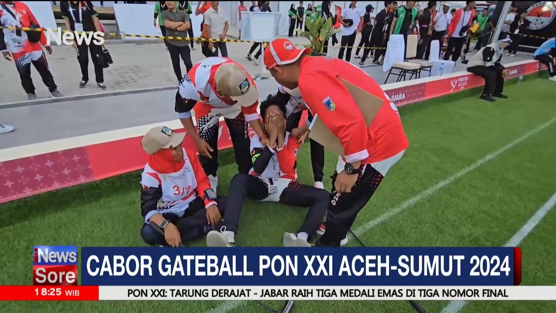 Momen Dramatis Perebutan Posisi Final Cabor Gateball PON XXI Aceh -Sumut