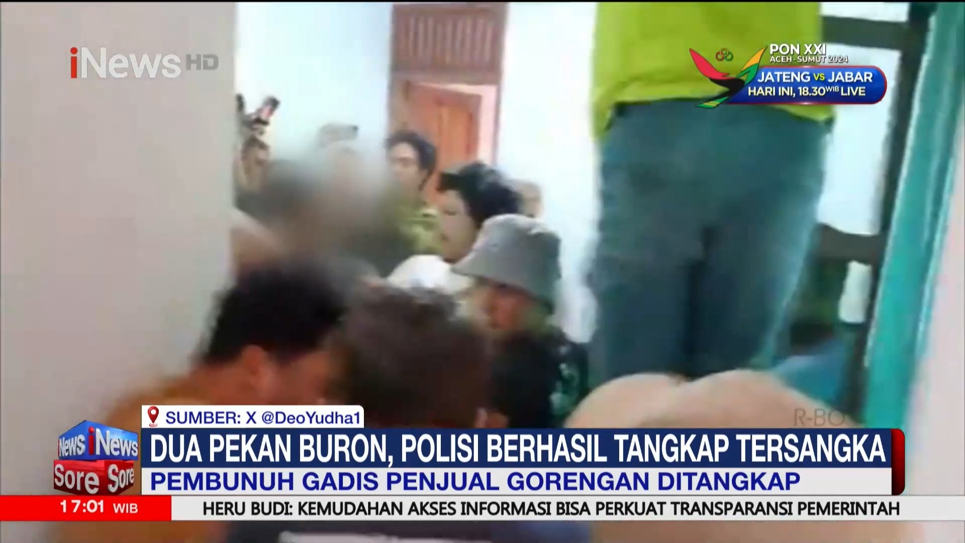 Sempat Buron, Pelaku Pembunuh Gadis Penjual Gorengan Ditangkap