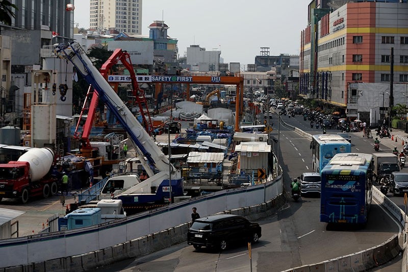 Catat! Ini Skema Rekayasa Lalin di Harmoni-Mangga Besar Imbas Proyek MRT Fase 2A