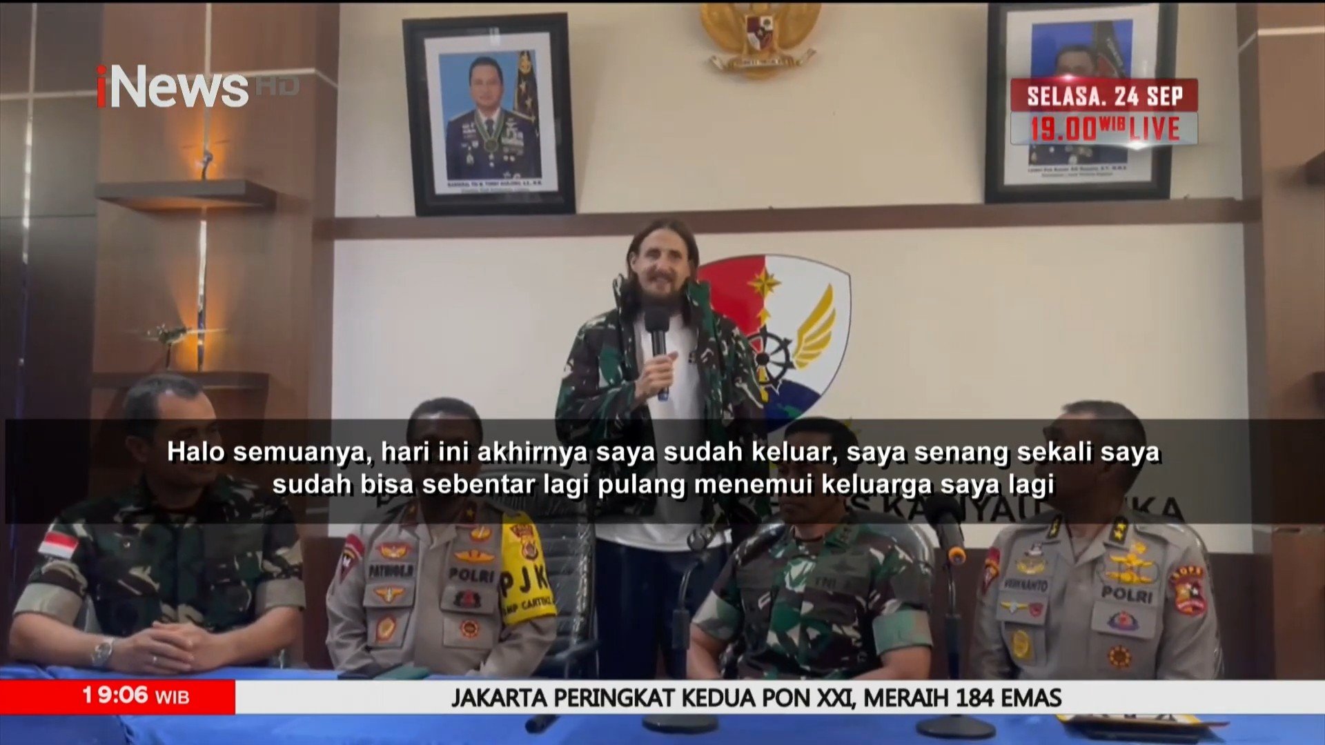 Dibebaskan KKB, Kapten Philip Merasa Senang