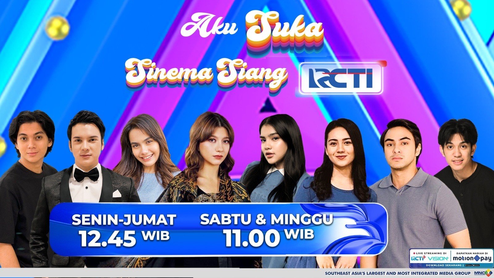 Kisah Romansa Menyentuh Hati dan Artis Papan Atas Siap Menghiasi Layar Kaca Sinema Siang RCTI