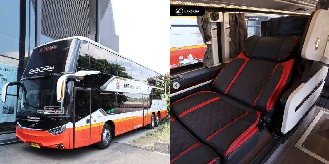 PO Harapan Jaya Rilis Bus Double Decker Baru Tanpa Gambar Kuda, Ada Kelas Kursi Rebahan