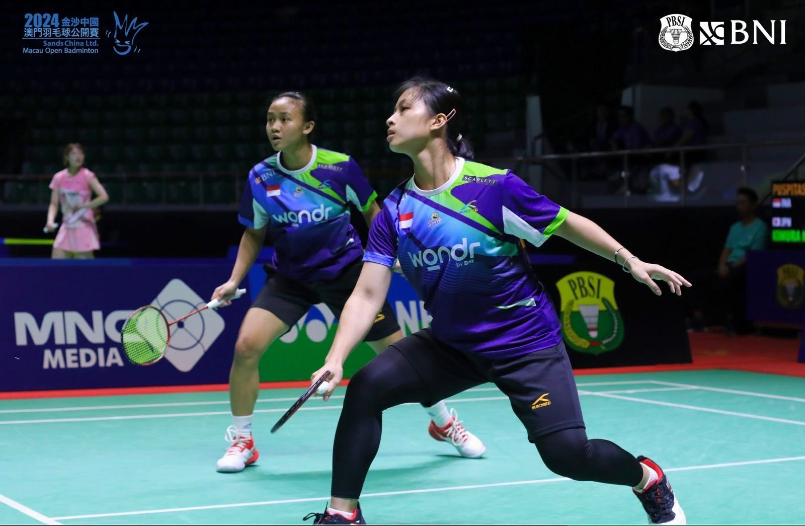 Hasil Macau Open 2024: Langkah Arlya/Az Zahra Terhenti di 16 Besar 