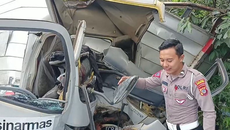 Kecelakaan Maut Truk Boks Tabrak Pohon di Gunungkidul, Sopir Tewas