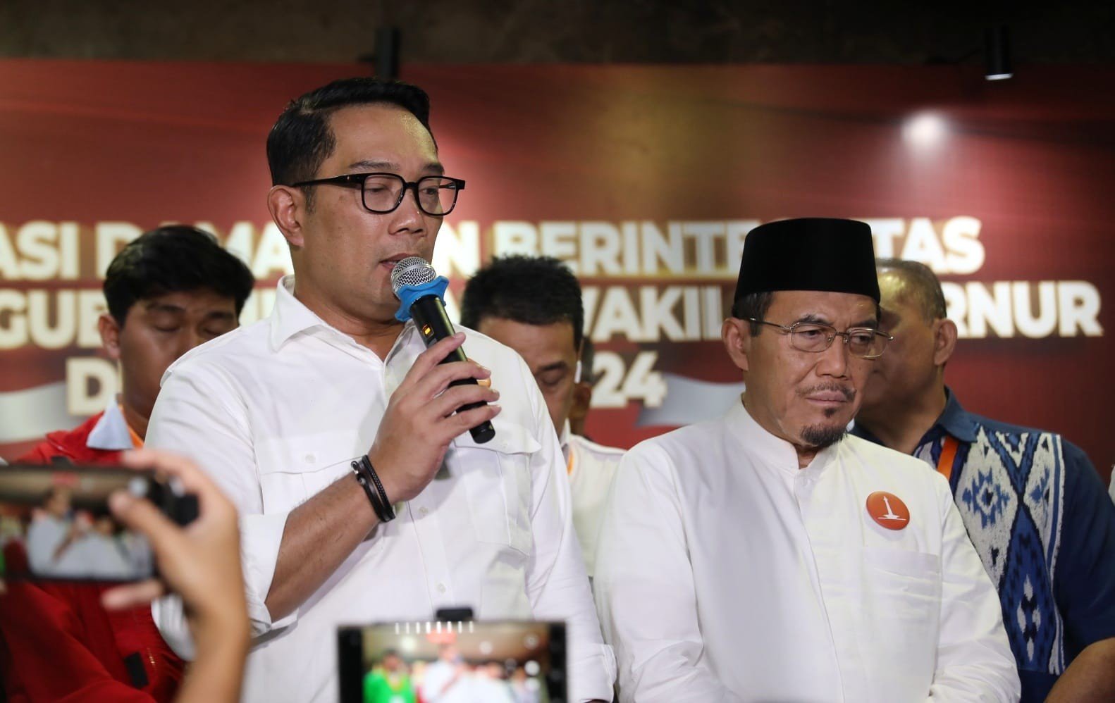 Lewat Pantun, Ridwan Kamil Ajak Warga Bersatu Sukseskan Pilkada Jakarta