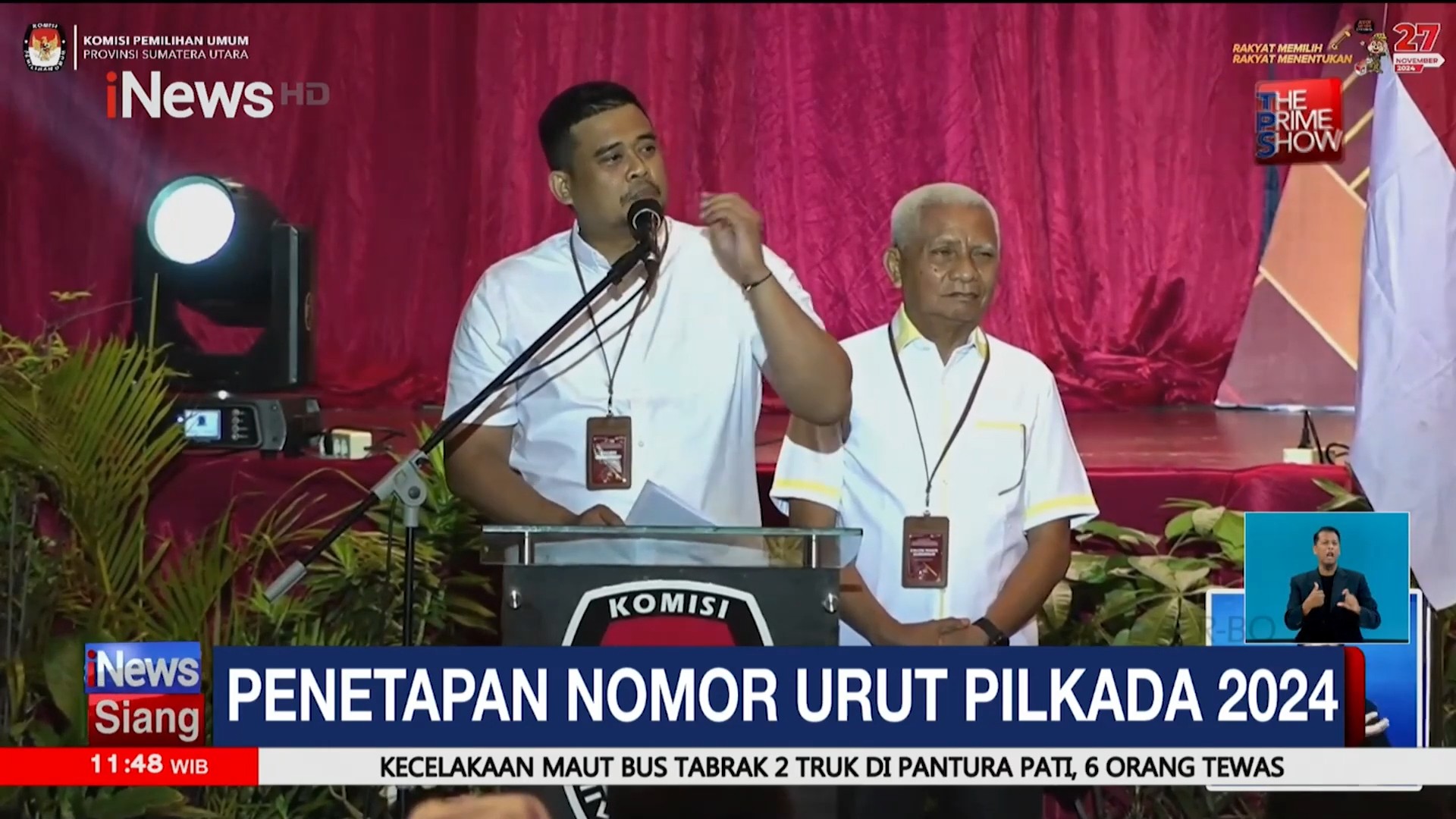 Nomor Urut Pilgub Sumut: Bobby-Surya 1 dan Edy-Hasan 2