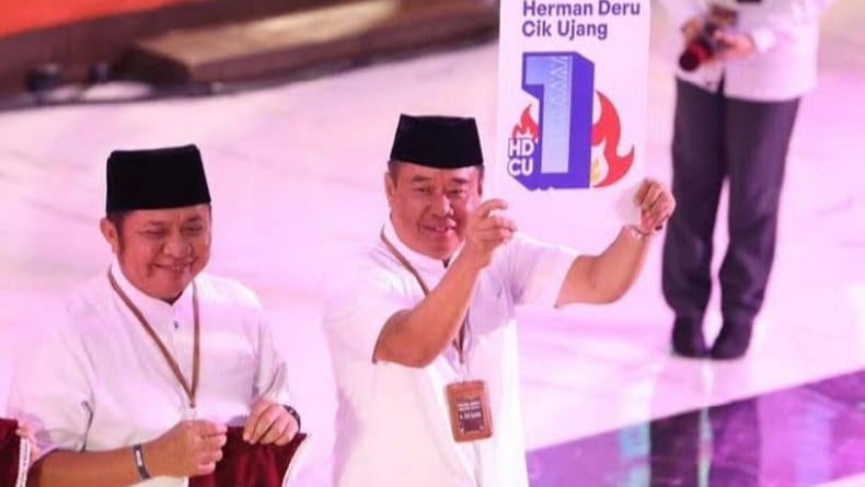 Herman Deru-Cik Ujang Nomor Urut 1 di Pilkada Sumsel, Partai Perindo: Pertanda Kemenangan