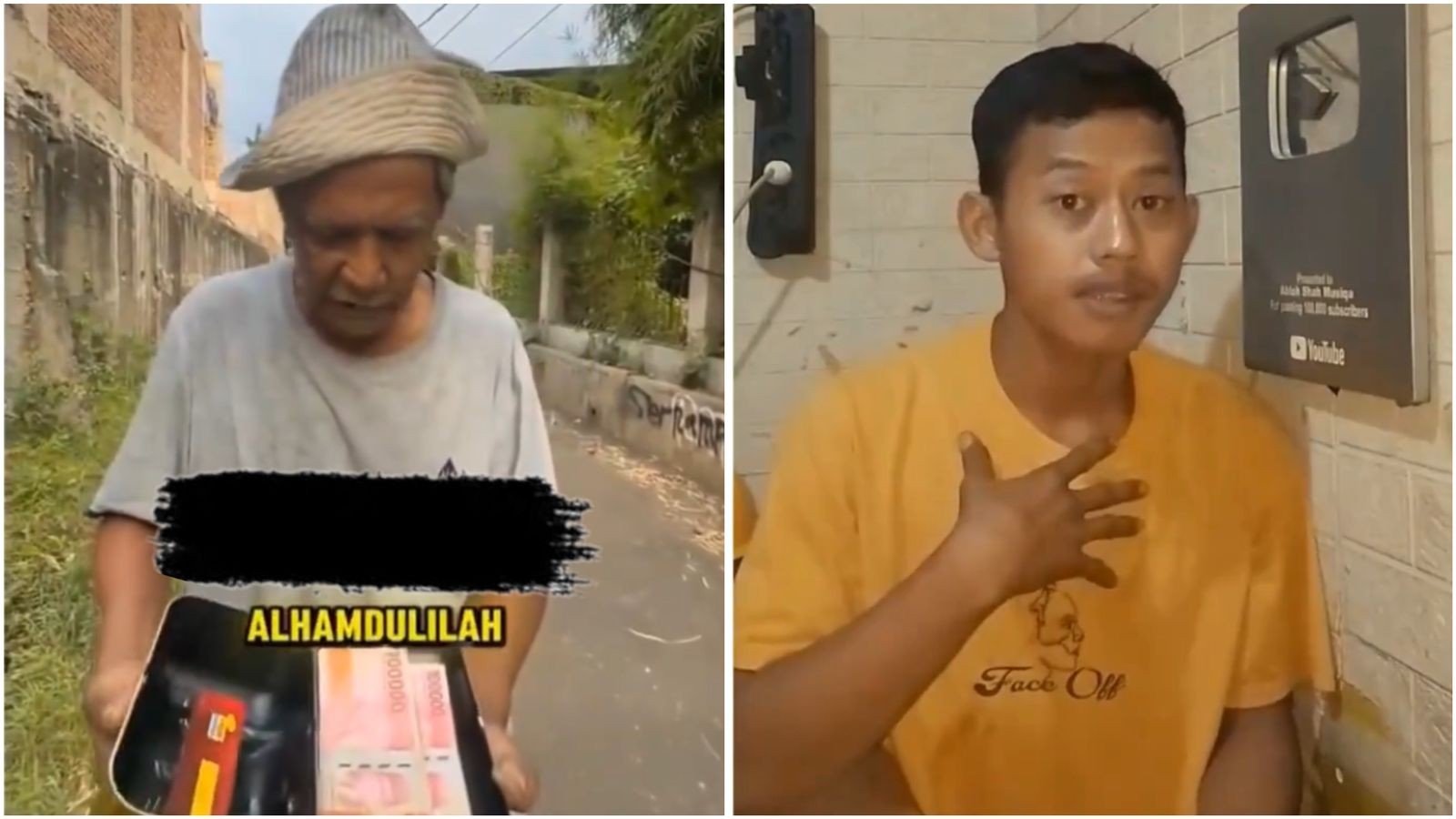 Viral Video Mengharukan Seorang Kakek Dikasih Rp5 Juta Cuma-Cuma, Fakta di Baliknya Ngenes Banget