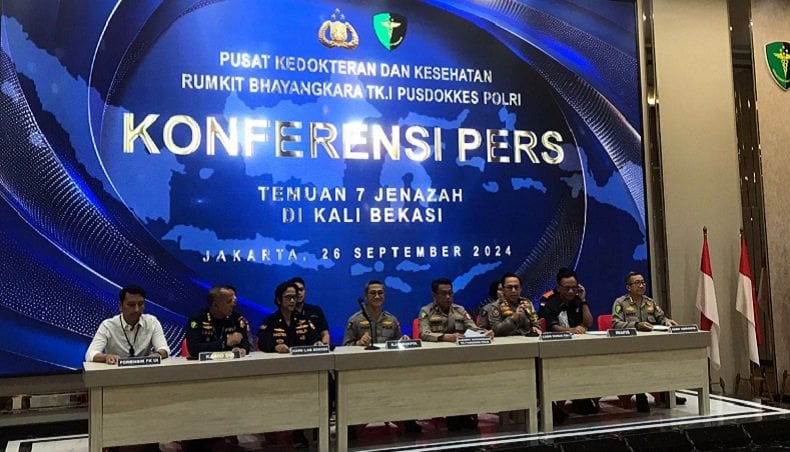 RS Polri Identifikasi 5 Mayat yang Ditemukan di Kali Bekasi, Ini Identitasnya