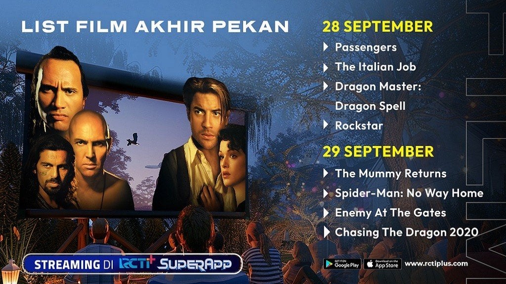 Jadwal Film yang Tayang Akhir Pekan Ini di RCTI+ SuperApp