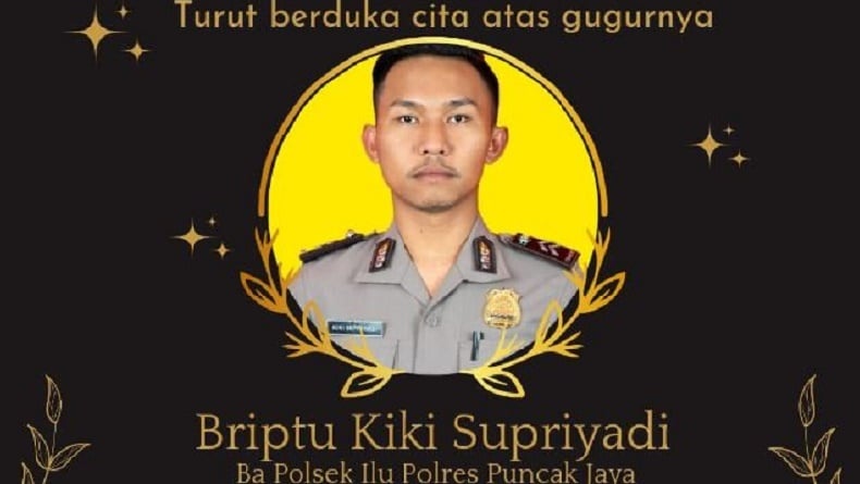 Identitas Polisi Gugur Ditembak OTK di Puncak Jaya, Briptu Kiki Supriyadi Anggota Polsek Ilu