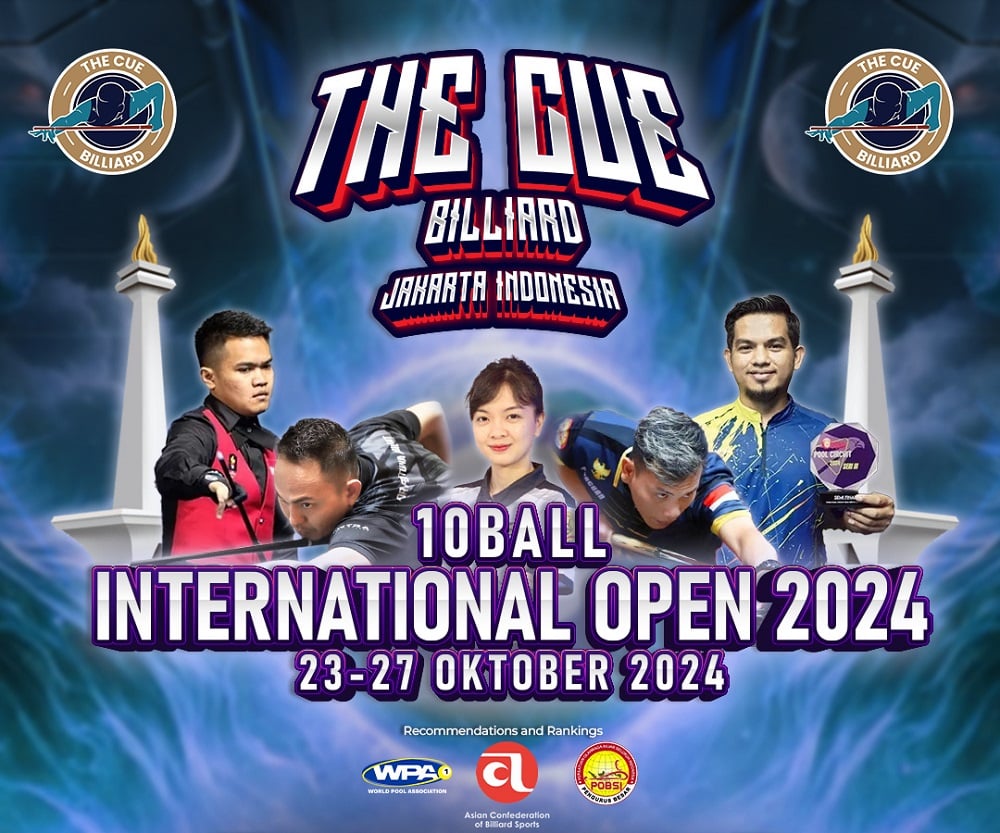 PB POBSI Gelar The CUE Billiard 10 Ball International Open 2024, Ini Jadwalnya!