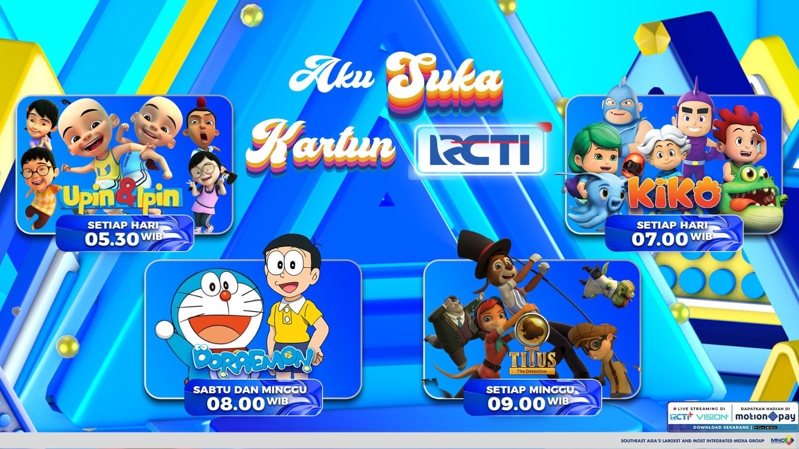 Aku Suka Kartun RCTI: Hiburan dan Petualangan Penuh Fantasi Setiap Hari