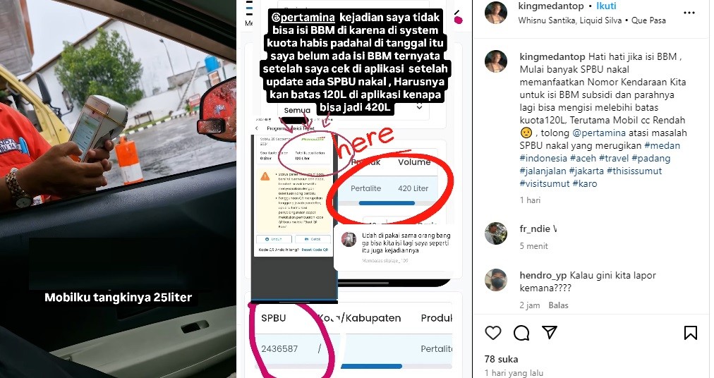 Viral Pemilik Mobil Ini Gagal Isi Pertalite akibat Data MyPertamina Dipakai Orang Lain, Sekali Isi 420 Liter