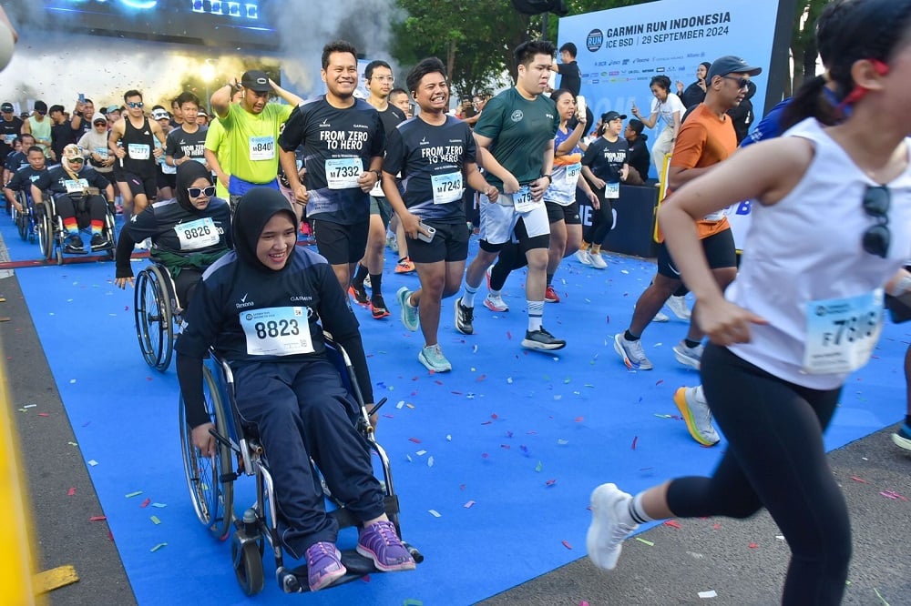 Garmin Run Indonesia 2024, Pelari Disabilitas Ikut Unjuk Gigi