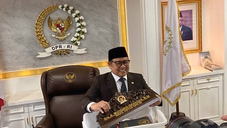 Hari Terakhir di DPR, Cak Imin Beres-beres Ruang Kerja