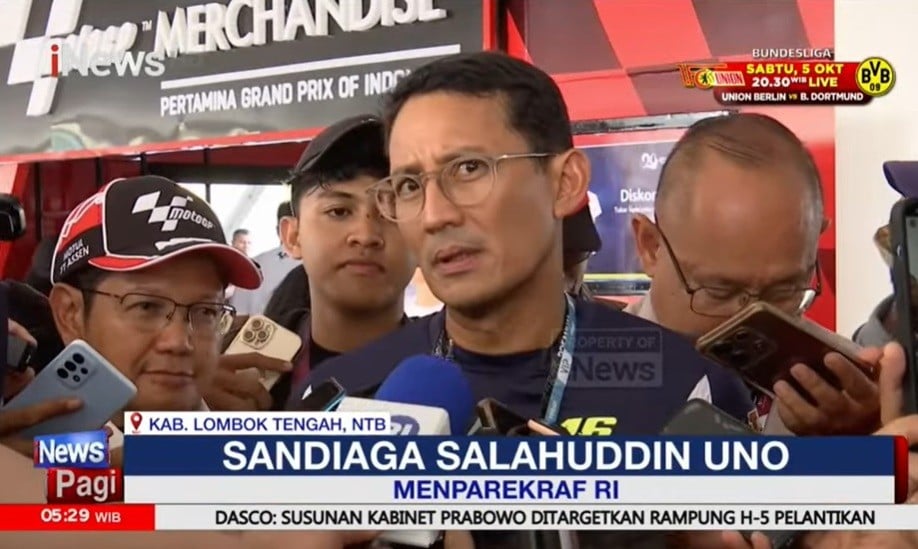 Kemenparekraf Pastikan MotoGP Mandalika Berlanjut hingga 10 Tahun ke Depan