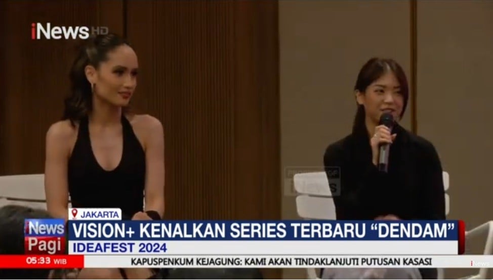 Vision+ Kenalkan Series Dendam di IdeaFest 2024, Cinta Laura Jadi Pemeran Utama