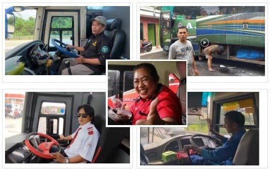 5 Sopir Bus Legendaris di Indonesia, Ada yang Terkenal Tempel 5 Cm