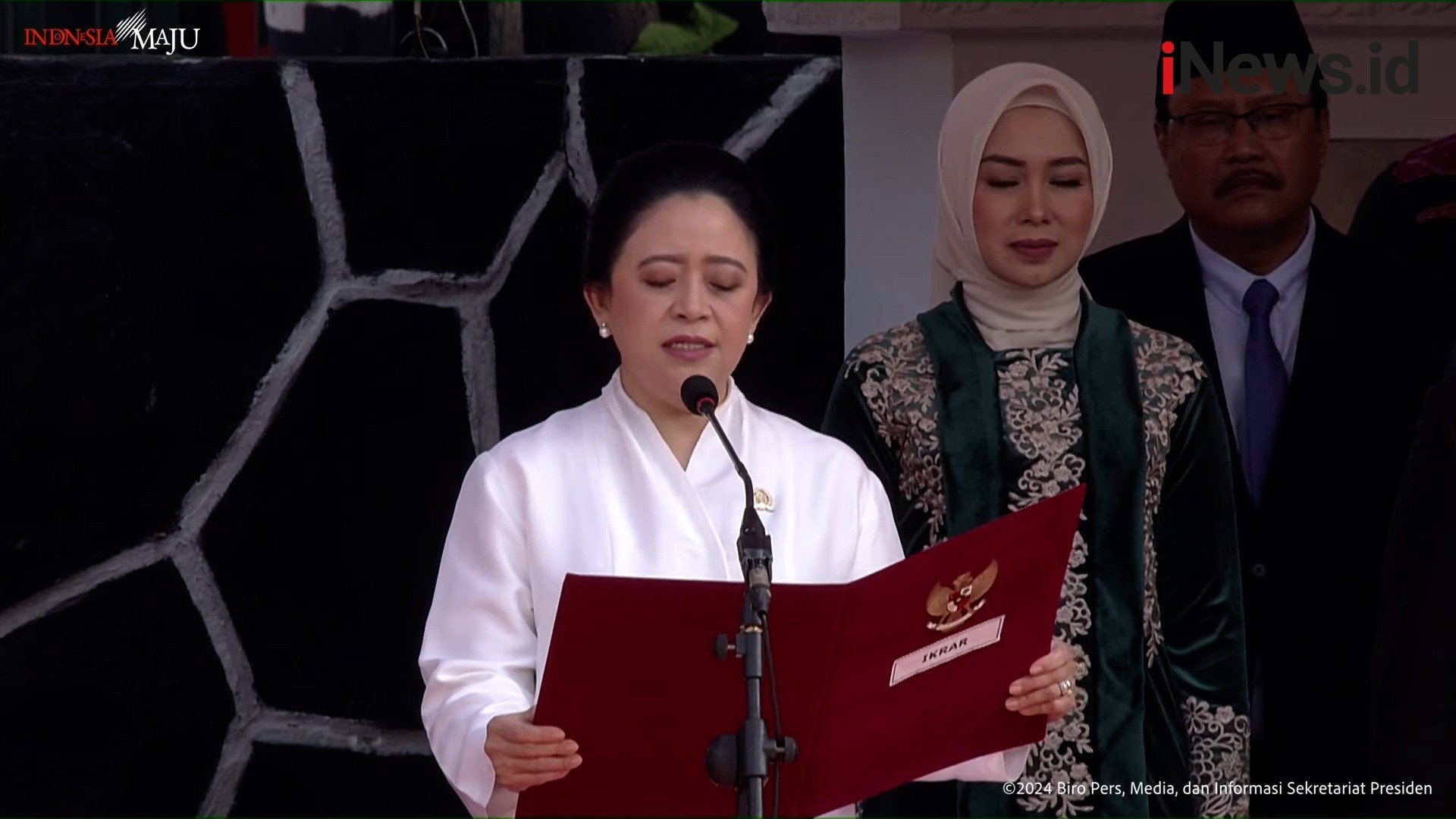 Momen Puan Maharani Baca Ikrar Hari Kesaktian Pancasila, Begini Isinya