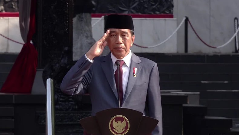 Jokowi Pimpin Upacara Hari Kesaktian Pancasila di Lubang Buaya, Didampingi Prabowo