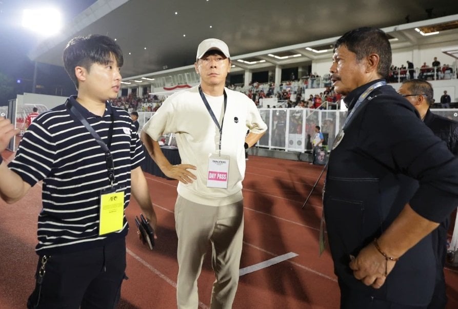 Shin Tae-yong Unggah Foto Bareng Indra Sjafri, Bangga Timnas Indonesia U-20 Lolos ke Piala Asia