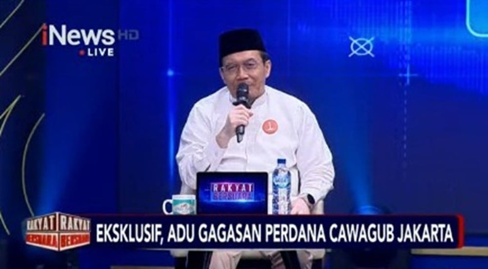 RAKYAT BERSUARA: Cawagub Suswono Komitmen Wujudkan Jakarta Lebih Maju dalam 5 Tahun