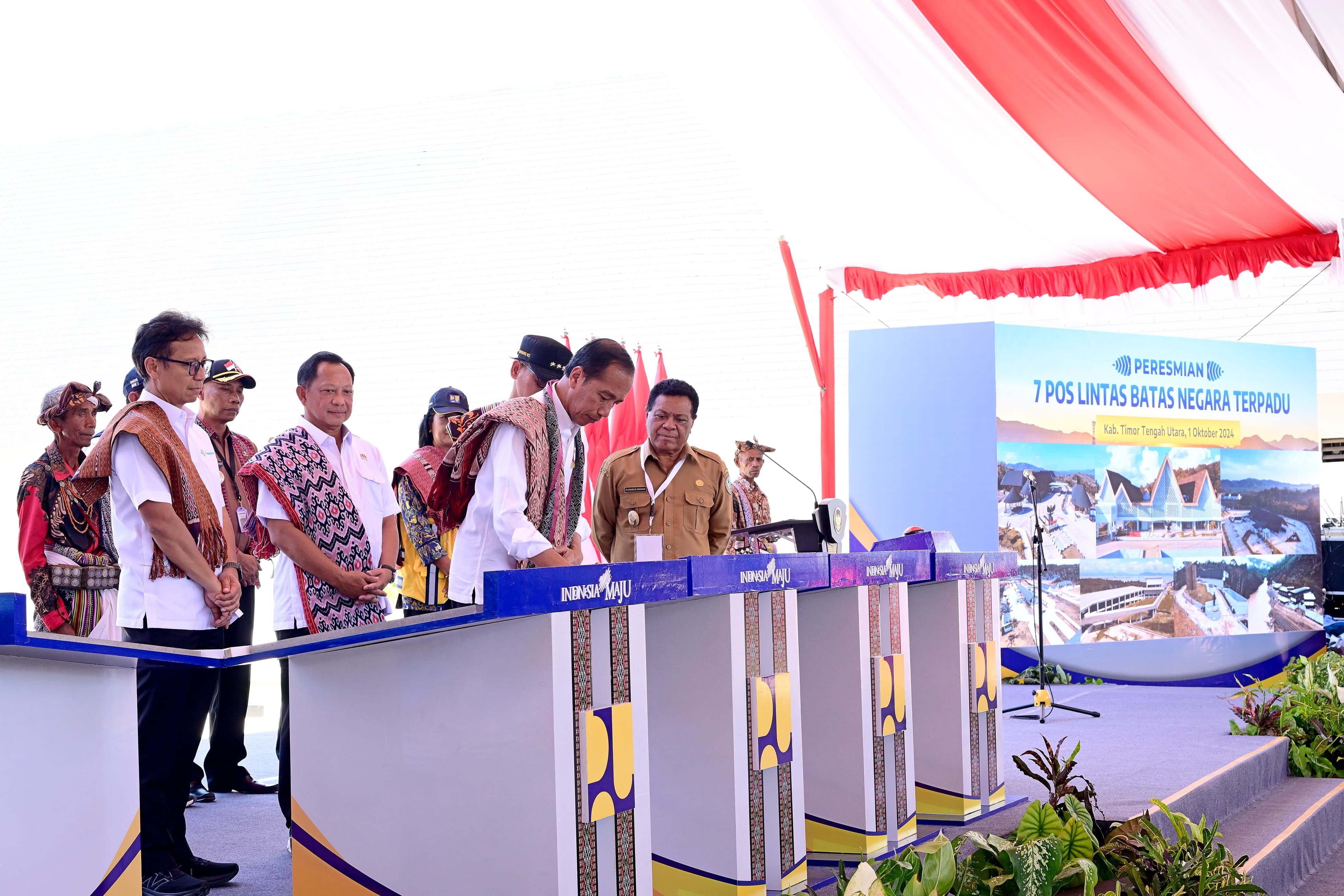 Jokowi Resmikan 7 Pos Lintas Batas di NTT hingga Papua, Habiskan Dana Rp1,3 Triliun