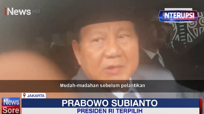 Prabowo Ingin Bertemu Megawati sebelum Pelantikan Presiden