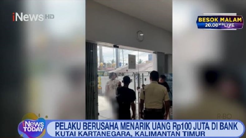 Viral Pria Berparang Ngamuk Rusak Bank, Ingin Tarik Rp100 Juta tapi Tak Punya Tabungan