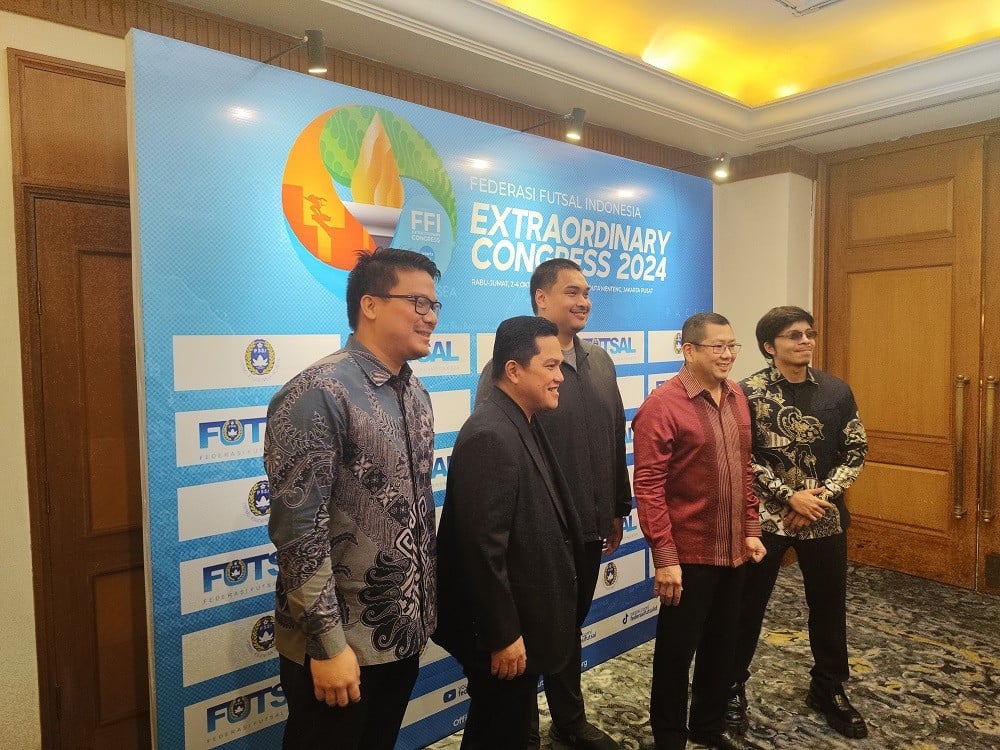 KLB FFI 2024: Ketum PSSI Erick Thohir Siap Dukung Futsal Indonesia Terbang Tinggi