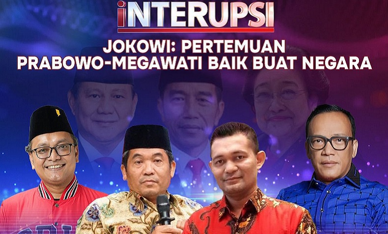 Jokowi: Pertemuan Prabowo-Megawati Baik Buat Negara di INTERUPSI Malam Ini Pukul 21.00 WIB hanya di iNews