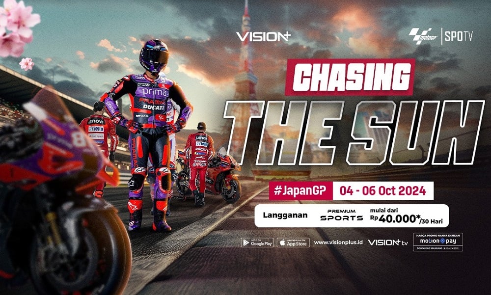 Jadwal dan Link Live Streaming MotoGP Jepang 2024 di Vision+