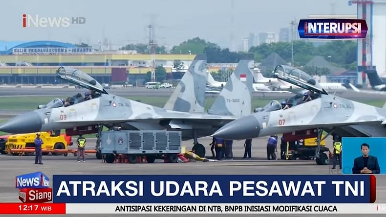 Atraksi Udara, Pesawat TNI bakal Bermanuver di Langit Monas