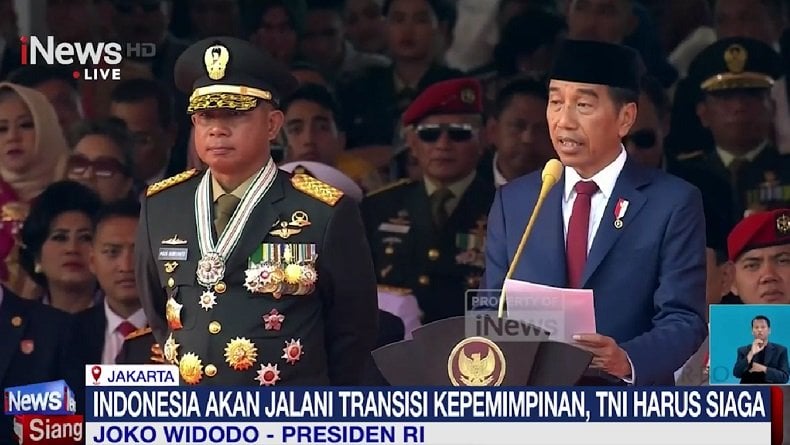 Jokowi ke Prajurit TNI: Pastikan Transisi Pemerintahan Lancar, Jangan Sampai Ada Riak