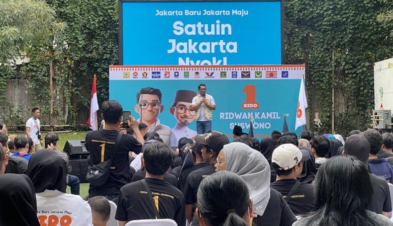 200 Relawan Deklarasi Dukung Ridwan Kamil-Suswono Menang Pilgub Jakarta