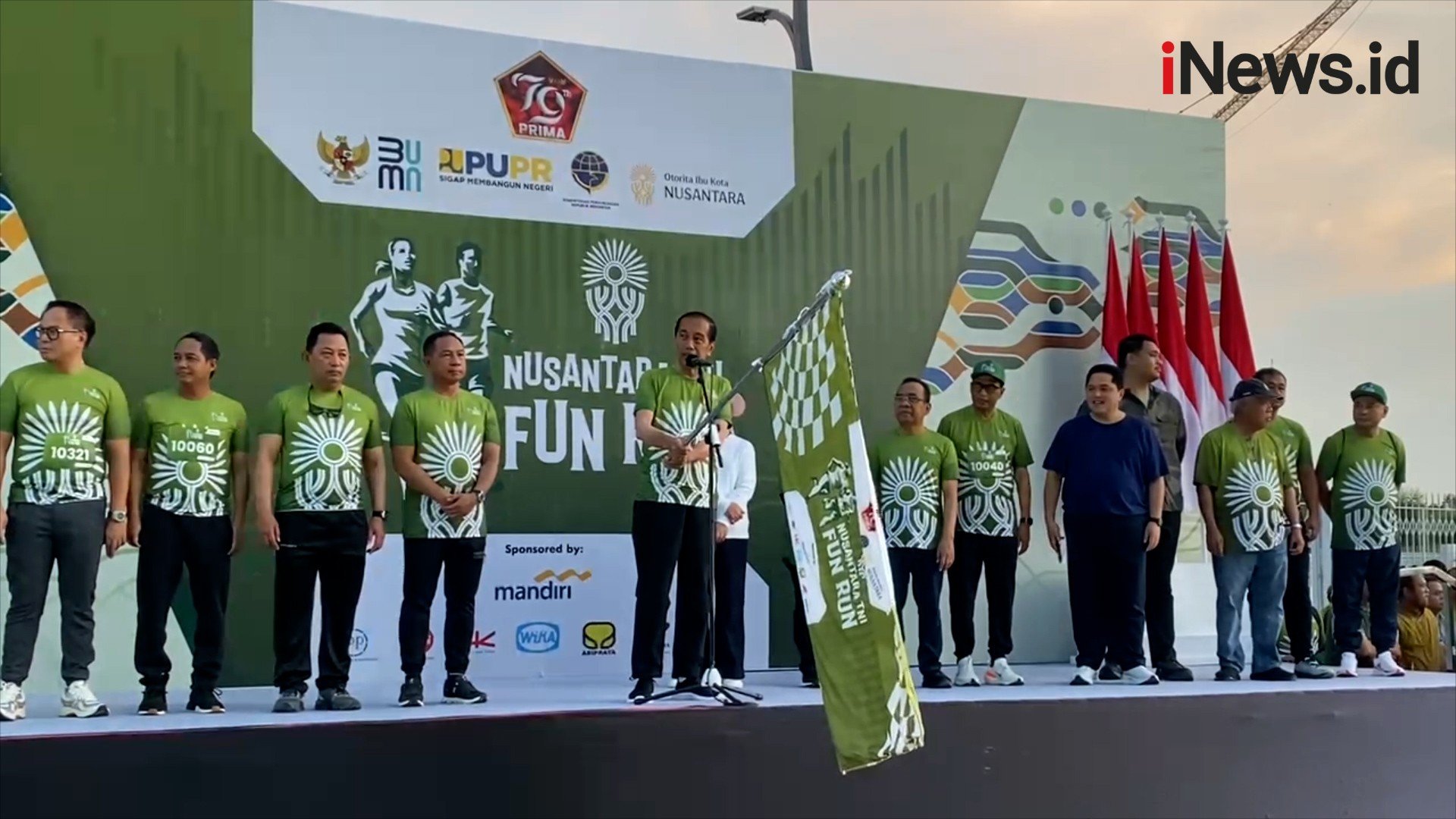 Buka Kegiatan Nusantara TNI Fun Run di IKN, Ini Kata Jokowi 