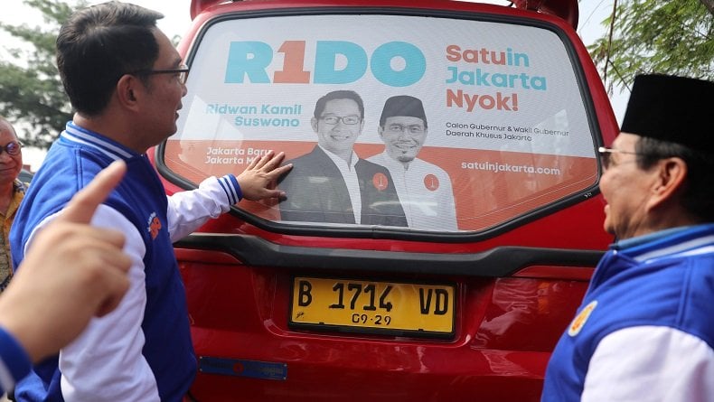 3.000 Pengemudi Angkot Jakarta Siap Menangkan RIDO Satu Putaran