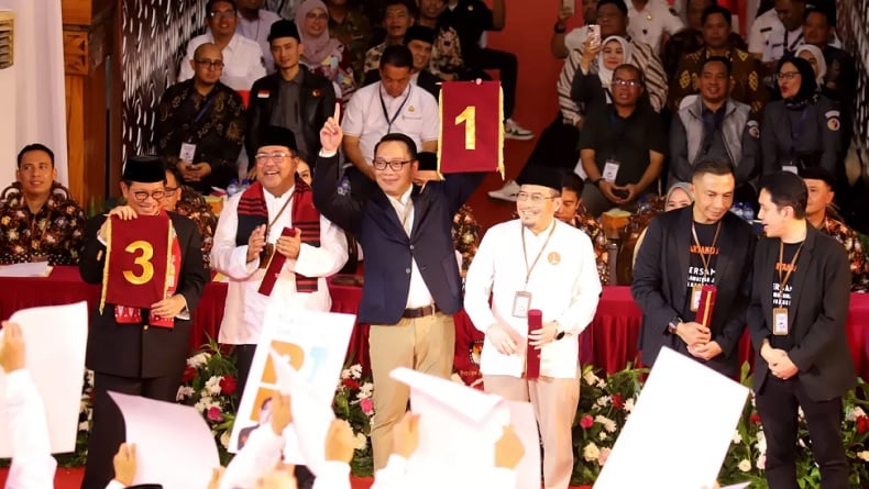 3 Paslon Pilgub Jakarta 2024 Bertarung dalam Debat Perdana Hari Ini