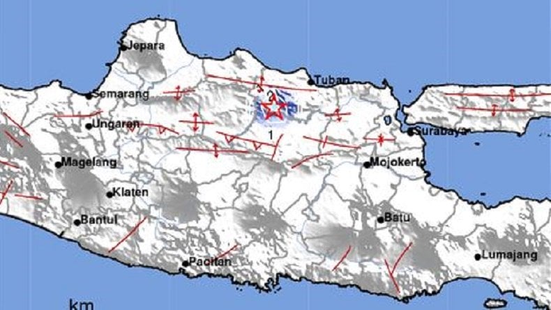 Gempa Hari Ini Magnitudo 3,3 Guncang Bojonegoro, BMKG: Berpusat di Darat