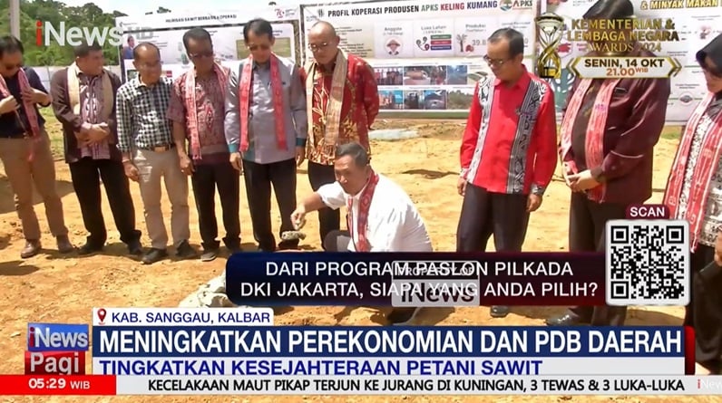 Kemenkop UKM Groundbreaking 2 Pabrik Minyak Makan Merah di Kalimantan Barat