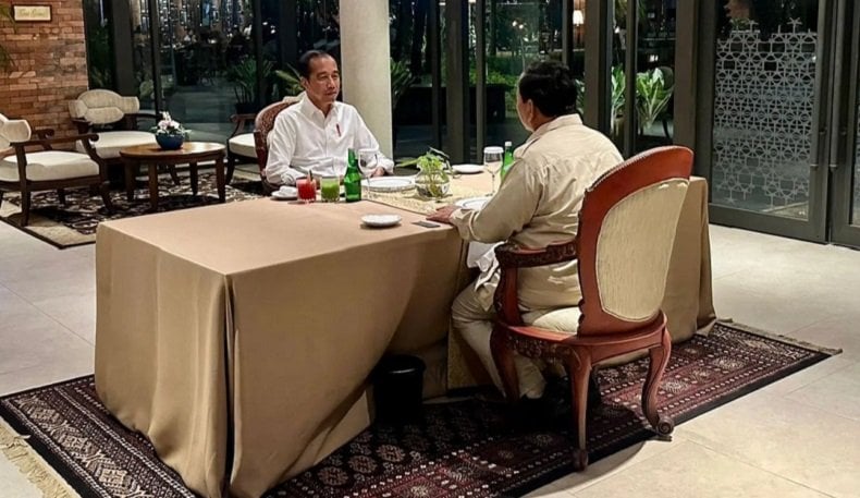 Gerindra Ungkap Isi Pembicaraan Jokowi dan Prabowo saat Makan Malam, Apa Itu?