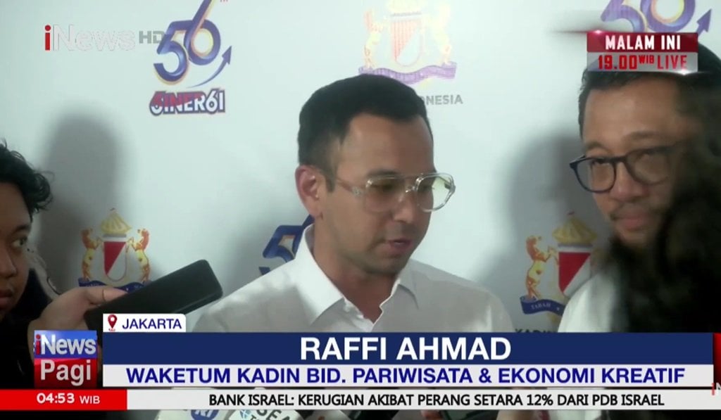 Raffi Ahmad Diangkat jadi Waketum Bidang Industri Kreatif Kadin