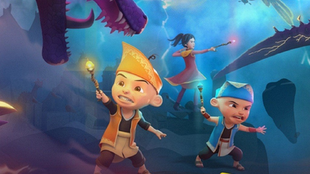 Pertarungan Terakhir, di Episode Terbaru Upin Ipin Pin Pin Pom Burung Jentayu dan Naga Sakti di MNCTV