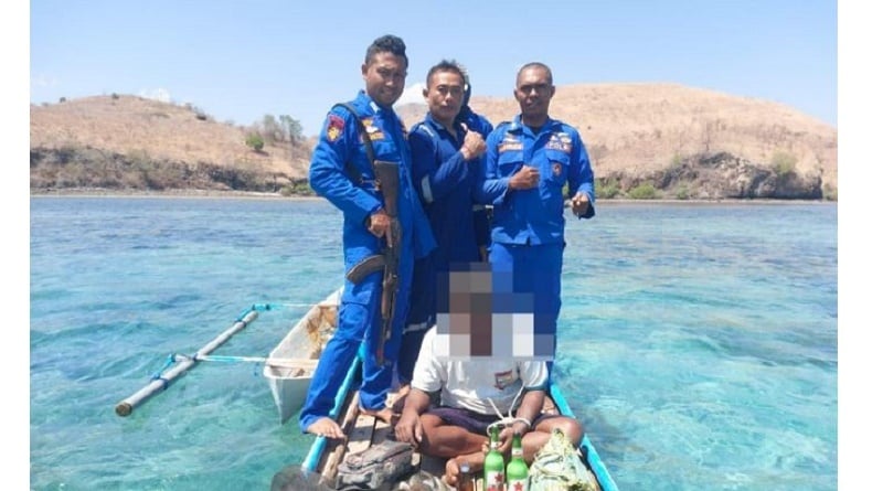 Operasi Illegal Fishing Turangga, Polda NTT Tangkap Pelaku Bom Ikan di Ende